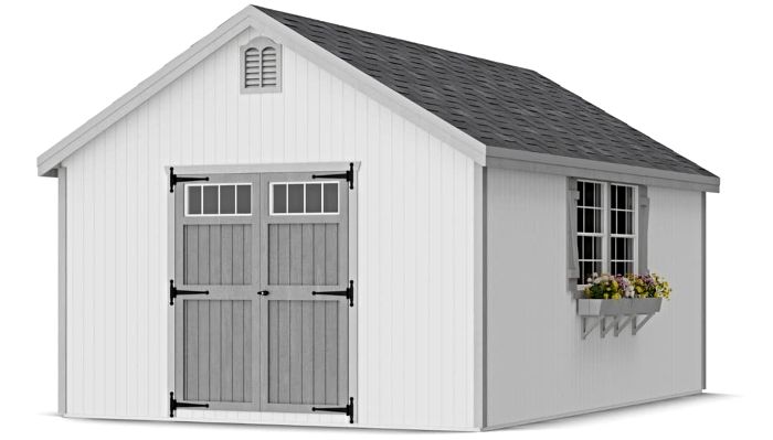 Little Cottage Co. 12x18 Colonial Williamsburg Wood Shed Kit