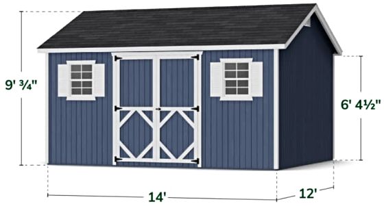 Classic Workshop Shed - Measurements