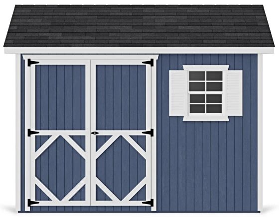 Introducing the Little Cottage Co. 10x10 Classic Workshop Wood Shed Kit.