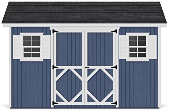 Introducing the Little Cottage Co. 10x12 Classic Workshop Wood Shed Kit.
