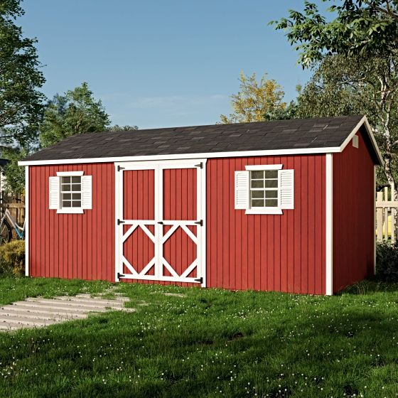 Bring timeless utility and classic design to your backyard with the Classic Workshop Shed. + FREE shipping.