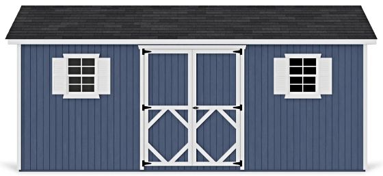 Introducing the Little Cottage Co. 10x18 Classic Workshop Wood Shed Kit.