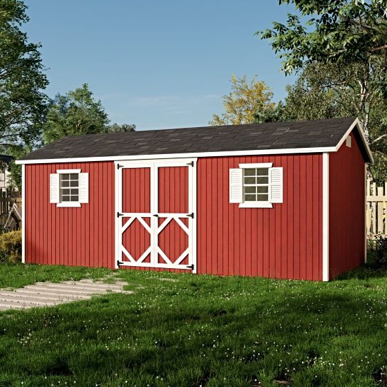 Bring timeless utility and classic design to your backyard with the Classic Workshop Shed. + FREE shipping.