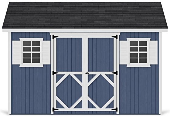 Introducing the Little Cottage Co. 12x12 Classic Workshop Wood Shed Kit.