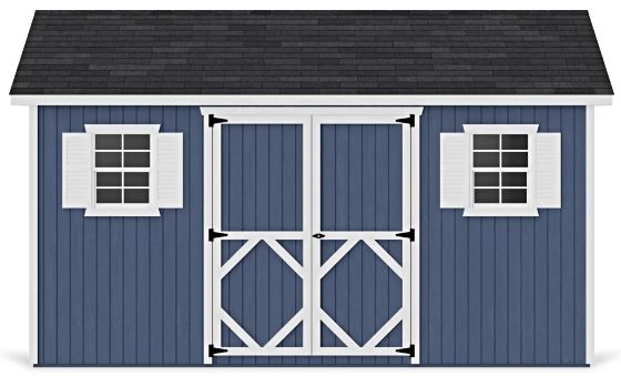 Introducing the Little Cottage Co. 12x14 Classic Workshop Wood Shed Kit.