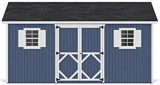 Introducing the Little Cottage Co. 12x16 Classic Workshop Wood Shed Kit.