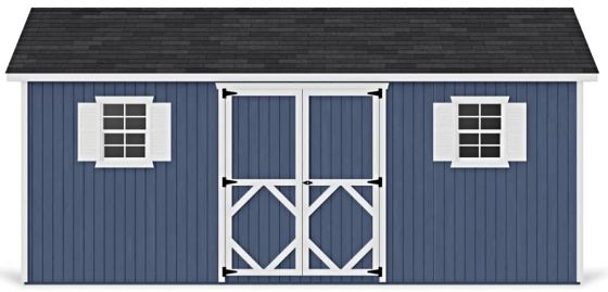 Introducing the Little Cottage Co. 12x18 Classic Workshop Wood Shed Kit.