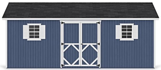 Introducing the Little Cottage Co. 12x20 Classic Workshop Wood Shed Kit.