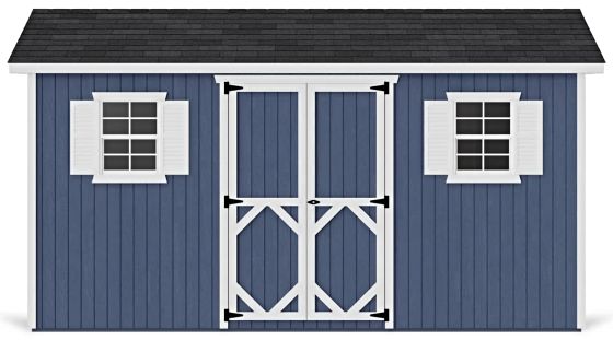 Introducing the Little Cottage Co. 8x14 Classic Workshop Wood Shed Kit.