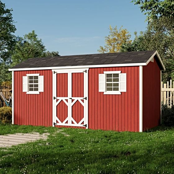 Bring timeless utility and classic design to your backyard with the Classic Workshop Shed. + FREE shipping.