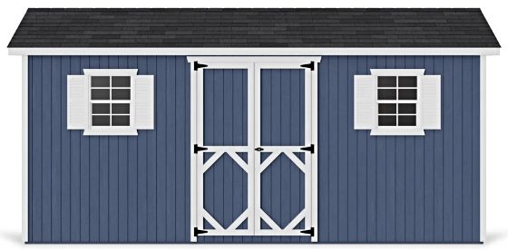 Introducing the Little Cottage Co. 8x16 Classic Workshop Wood Shed Kit.
