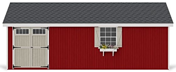 Introducing the Little Cottage Co. 12x24 Colonial Pinehurst Wood Shed Kit.