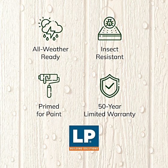 Durable LP SmartSide Siding Resists Decay and Insects