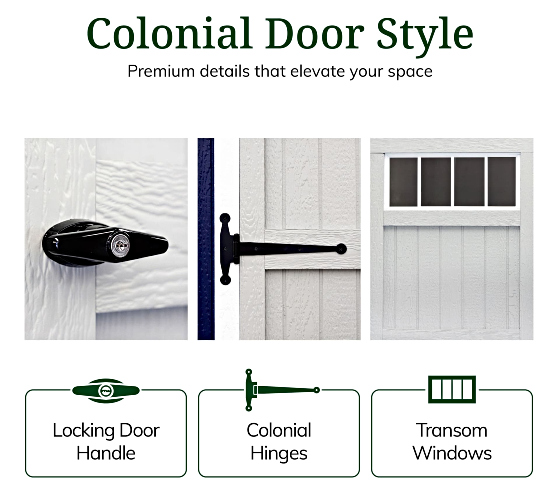 Classic Colonial-Style Doors for Timeless Curb Appeal