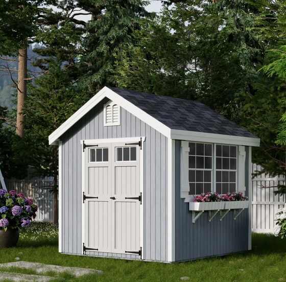 Colonial Williamsburg Shed - Where Classic Style Meets Everyday Function