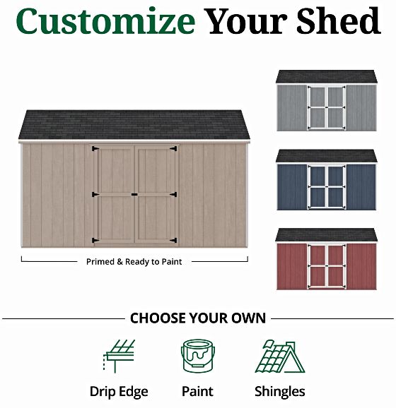Customizable Exterior: Pre-Primed & Ready to Paint