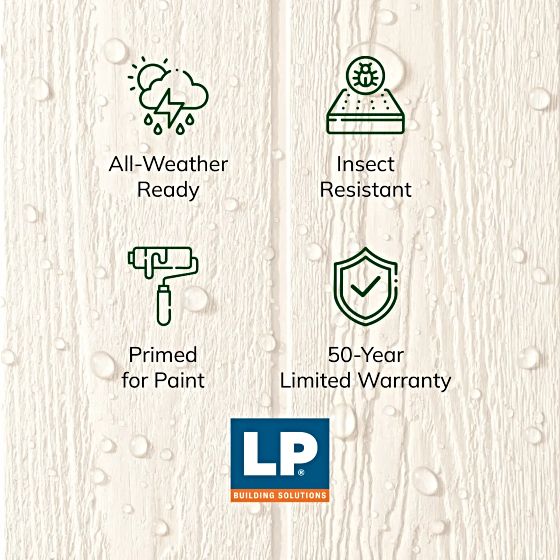 Durable LP SmartSide Siding Resists Decay and Insects