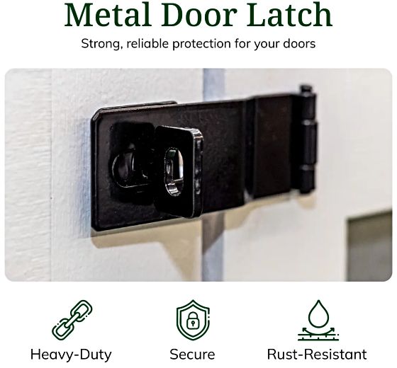 Durable Metal Latch for secure closure and long-lasting use