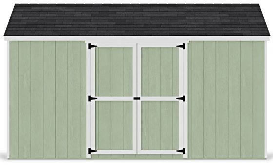Introducing the Little Cottage Co. 10x14 Value Gable Shed Kit with Side Entry
