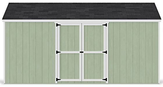 Introducing the Little Cottage Co. 10x16 Value Gable Shed Kit with Side Entry