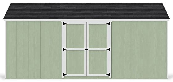 Introducing the Little Cottage Co. 10x18 Value Gable Shed Kit with Side Entry