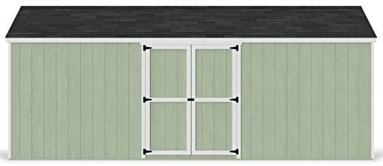 Introducing the Little Cottage Co. 10x20 Value Gable Shed Kit with Side Entry