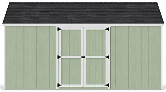Introducing the Little Cottage Co. 12x16 Value Gable Shed Kit with Side Entry