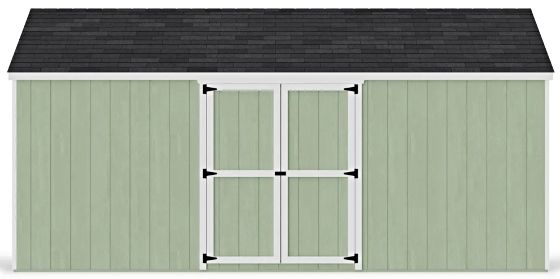 Introducing the Little Cottage Co. 12x18 Value Gable Shed Kit with Side Entry