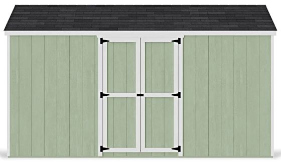 Introducing the Little Cottage Co. 8x14 Value Gable Shed Kit with Side Entry