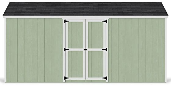 Introducing the Little Cottage Co. 8x16 Value Gable Shed Kit with Side Entry