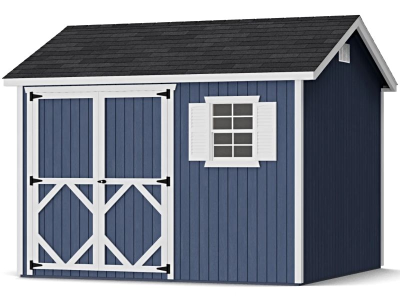 Little Cottage Co. 10x10 Classic Workshop Wood Shed Kit