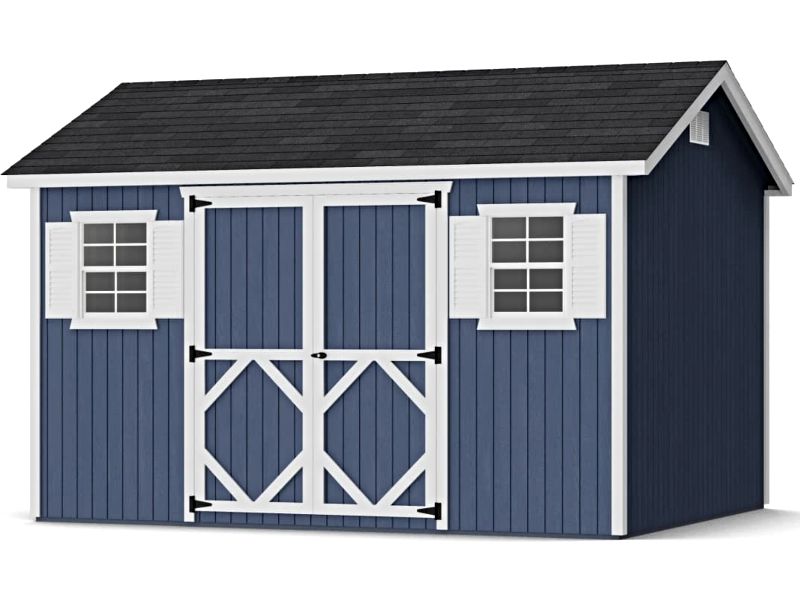 Little Cottage Co. 10x12 Classic Workshop Wood Shed Kit