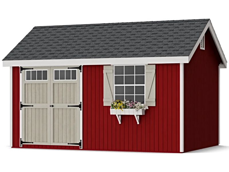 Little Cottage Co. 10x14 Colonial Pinehurst Wood Shed Kit