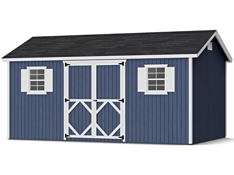 Little Cottage Co. 10x16 Classic Workshop Wood Shed Kit
