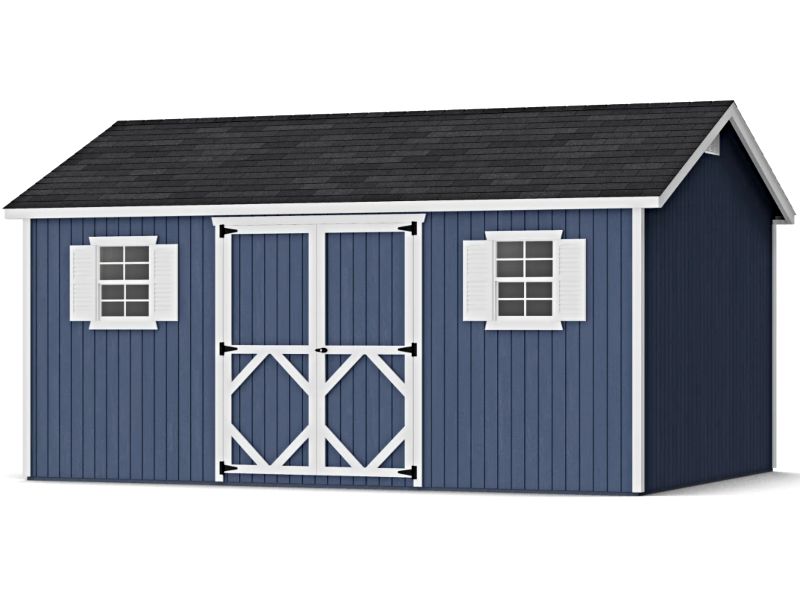 Little Cottage Co. 12x16 Classic Workshop Wood Shed Kit