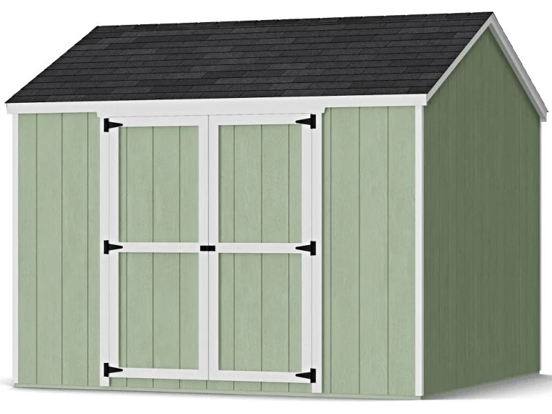 Little Cottage Co. 10x10 Value Gable Shed Kit w/ Side Entry