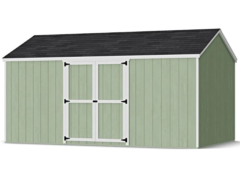 Little Cottage Co. 10x16 Value Gable Shed Kit w/ Side Entry