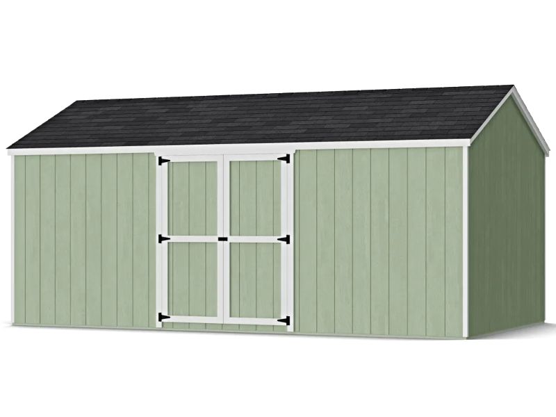 Little Cottage Co. 10x18 Value Gable Shed Kit w/ Side Entry