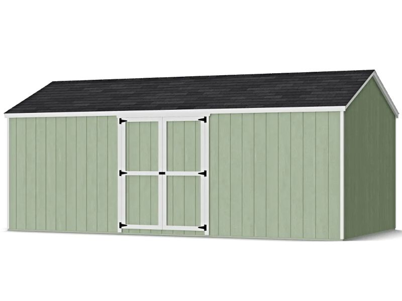 Little Cottage Co. 10x20 Value Gable Shed Kit w/ Side Entry