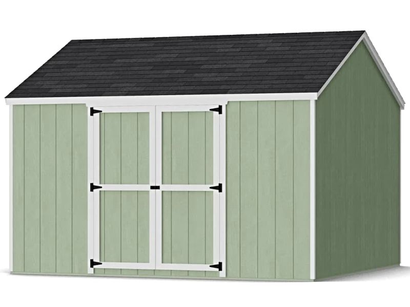 Little Cottage Co. 12x12 Value Gable Shed Kit w/ Side Entry