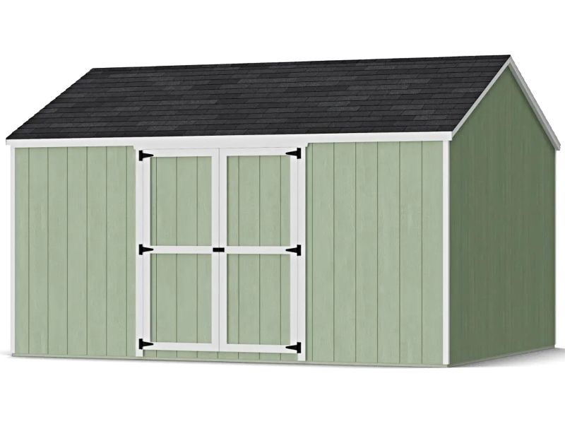 Little Cottage Co. 12x14 Value Gable Shed Kit w/ Side Entry