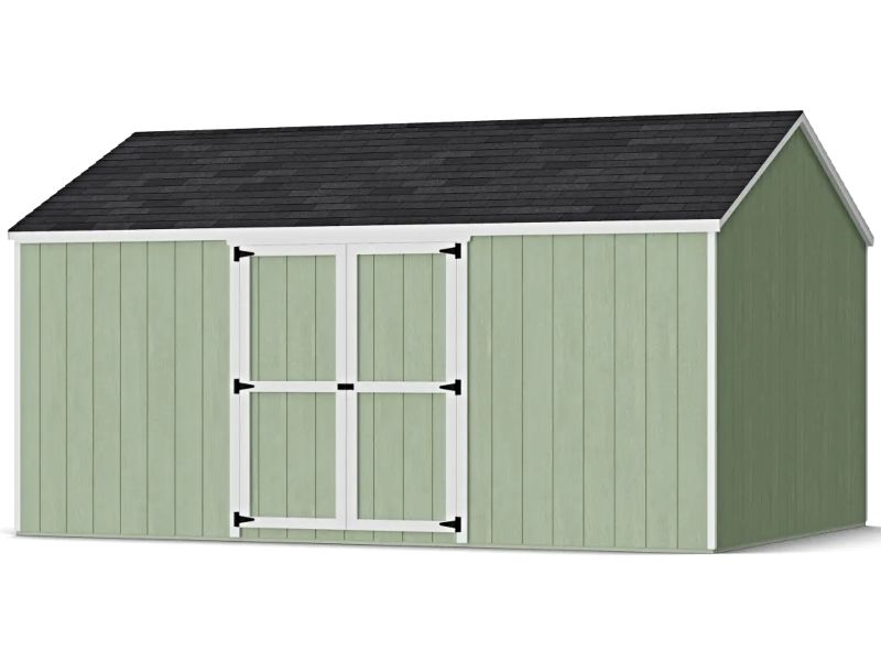 Little Cottage Co. 12x16 Value Gable Shed Kit w/ Side Entry
