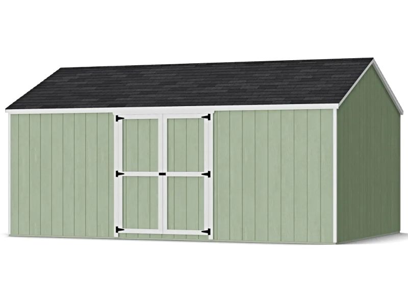 Little Cottage Co. 12x18 Value Gable Shed Kit w/ Side Entry