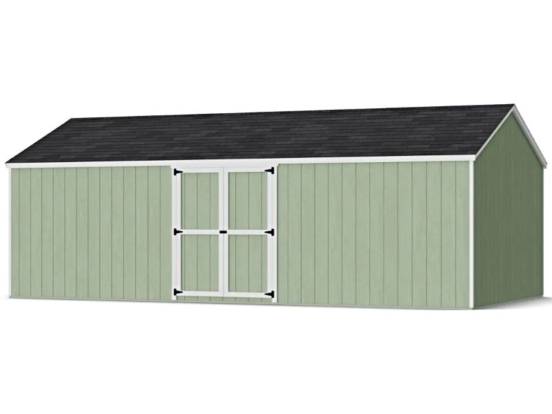 Little Cottage Co. 12x24 Value Gable Shed Kit w/ Side Entry
