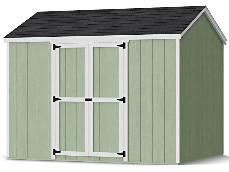 Little Cottage Co. 8x10 Value Gable Shed Kit w/ Side Entry