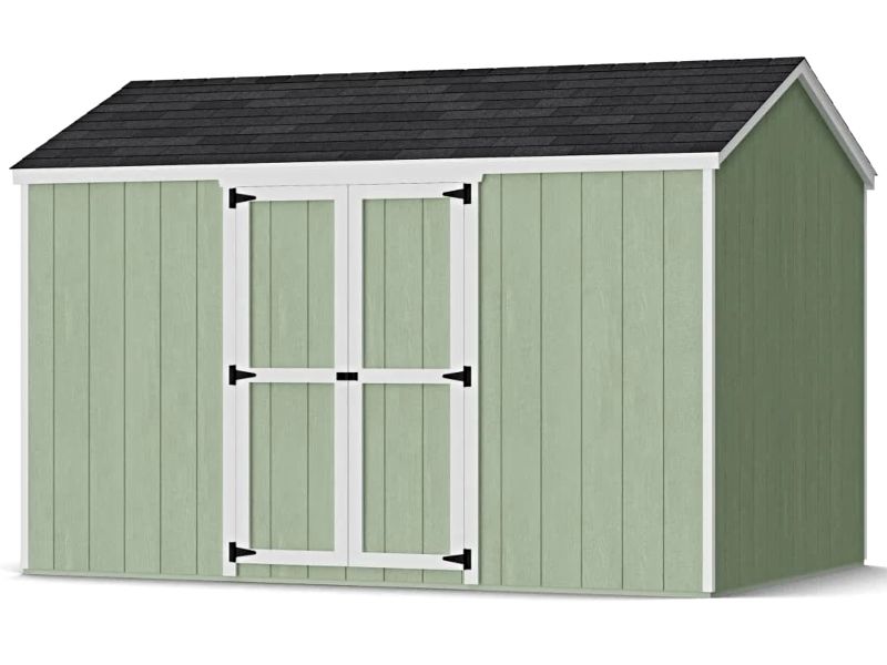 Little Cottage Co. 8x12 Value Gable Shed Kit w/ Side Entry