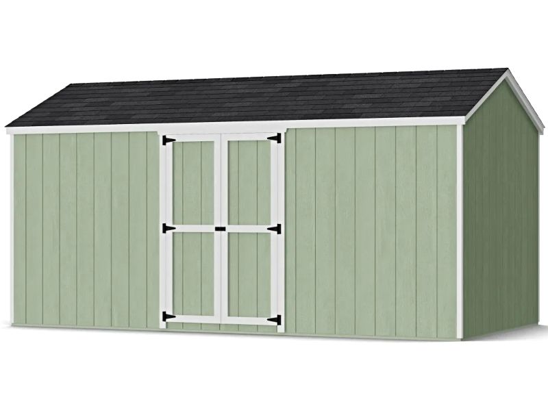 Little Cottage Co. 8x16 Value Gable Shed Kit w/ Side Entry