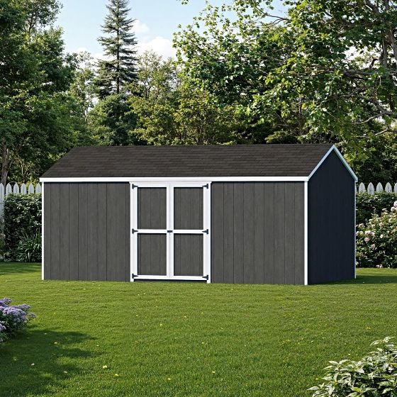 Bring Practical Storage to Your Backyard with Little Cottage Co. Value Gable Shed with Side Entry. + FREE shipping.