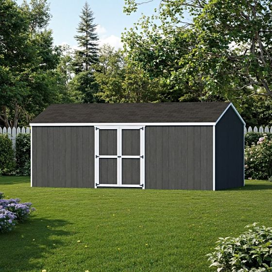 Bring Practical Storage to Your Backyard with Little Cottage Co. Value Gable Shed with Side Entry. + FREE shipping.