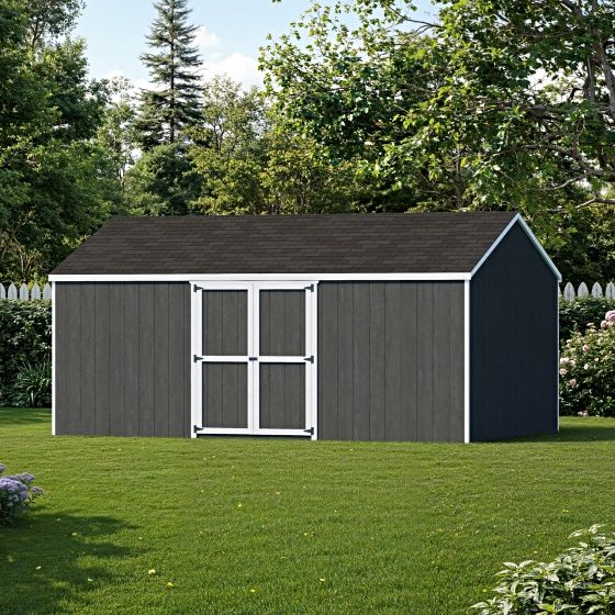 Bring Practical Storage to Your Backyard with Little Cottage Co. Value Gable Shed with Side Entry. + FREE shipping.